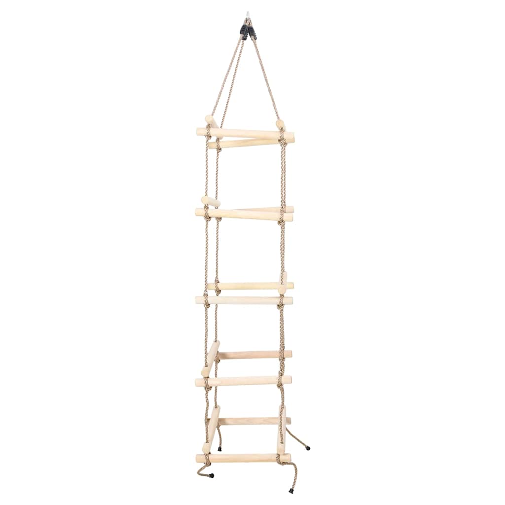 Échelle de corde Vidaxl 200 cm bois