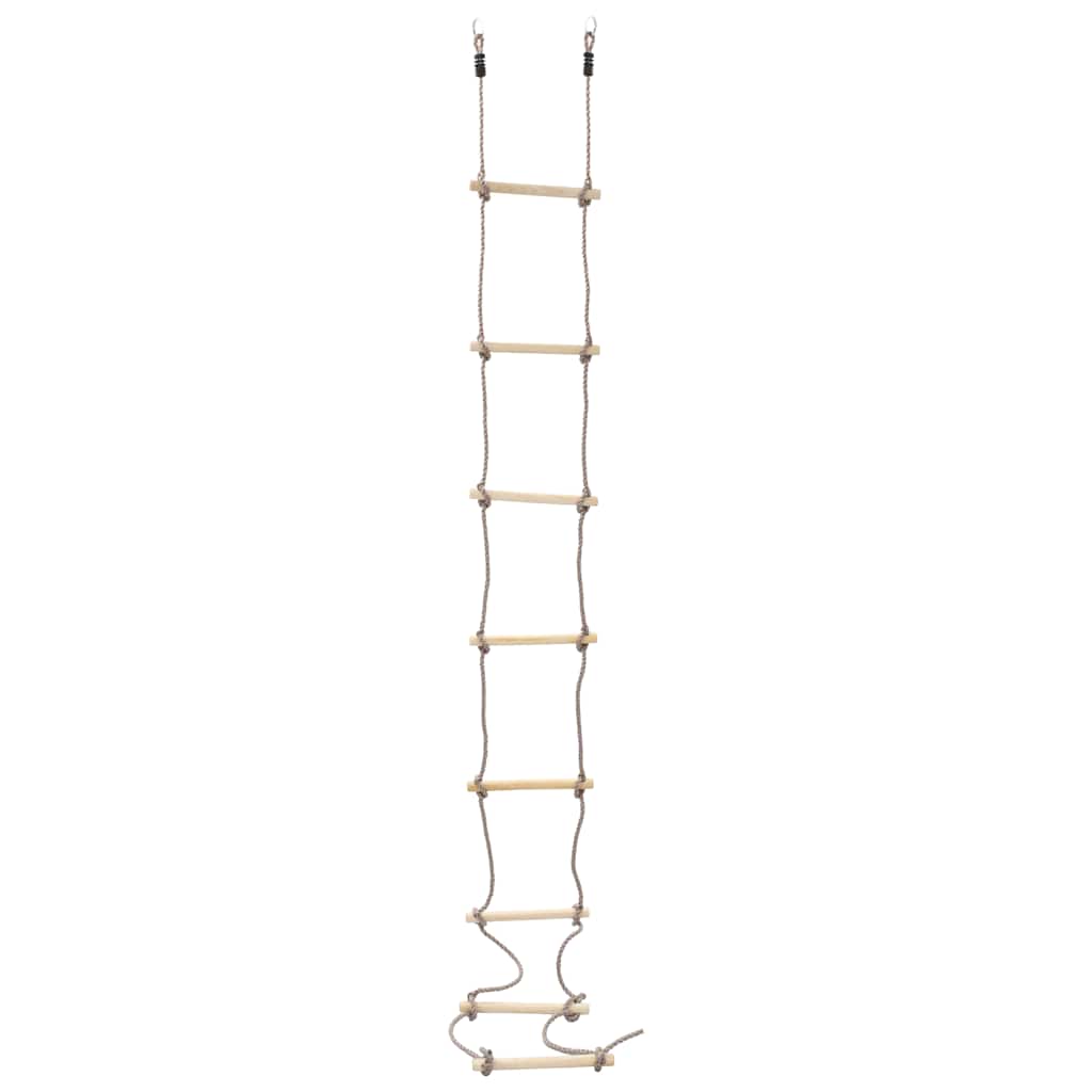 Échelle de corde Vidaxl 290 cm Bois