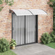 Vidaxl Door Canopy 200x100 cm pc noir