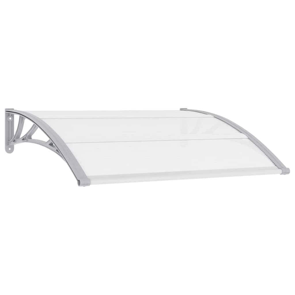 Vidaxl Porte auvent 120x100 cm PC Gray
