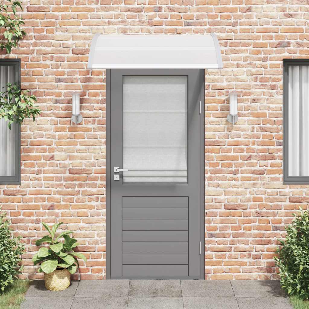 Vidaxl Porte auvent 120x100 cm PC Gray