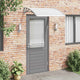 Vidaxl Porte auvent 120x100 cm PC Gray