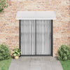 Vidaxl Door auvent 200x100 cm pc gris