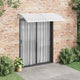 Vidaxl Door auvent 200x100 cm pc gris
