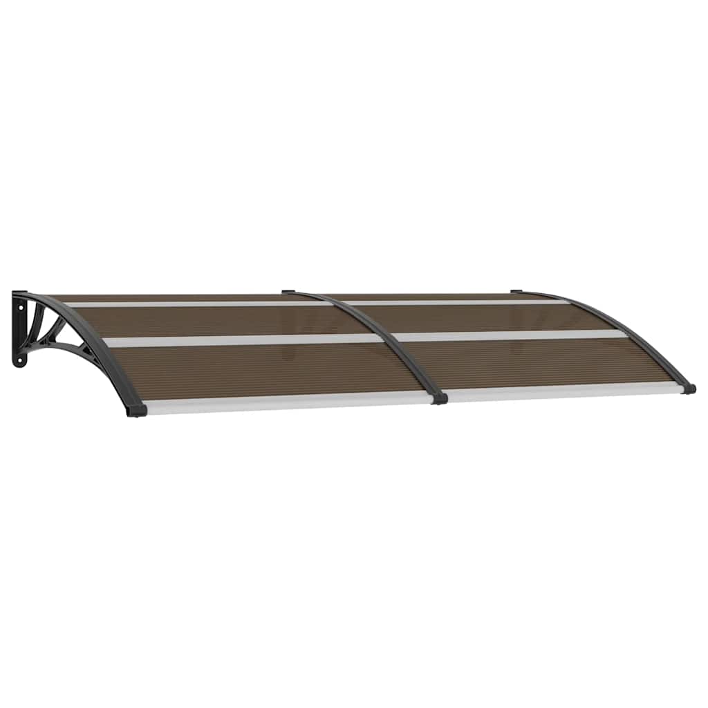 Vidaxl Door Canopy 200x100 cm pc noir