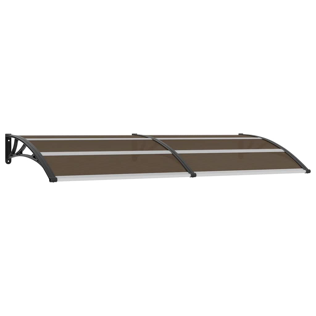 Vidaxl Door auvent 240x100 cm pc noir