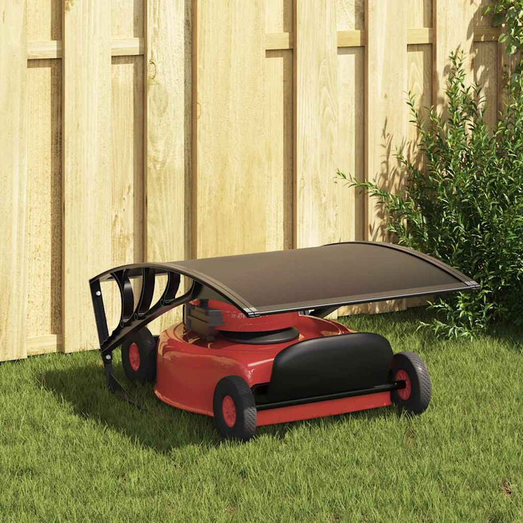 Vidaxxl toit de garage pour robot tondeuse 77x103x46 cm noir