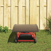 Vidaxxl toit de garage pour robot tondeuse 77x103x46 cm noir