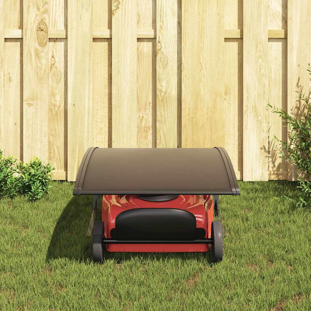 Vidaxxl toit de garage pour robot tondeuse 77x103x46 cm noir