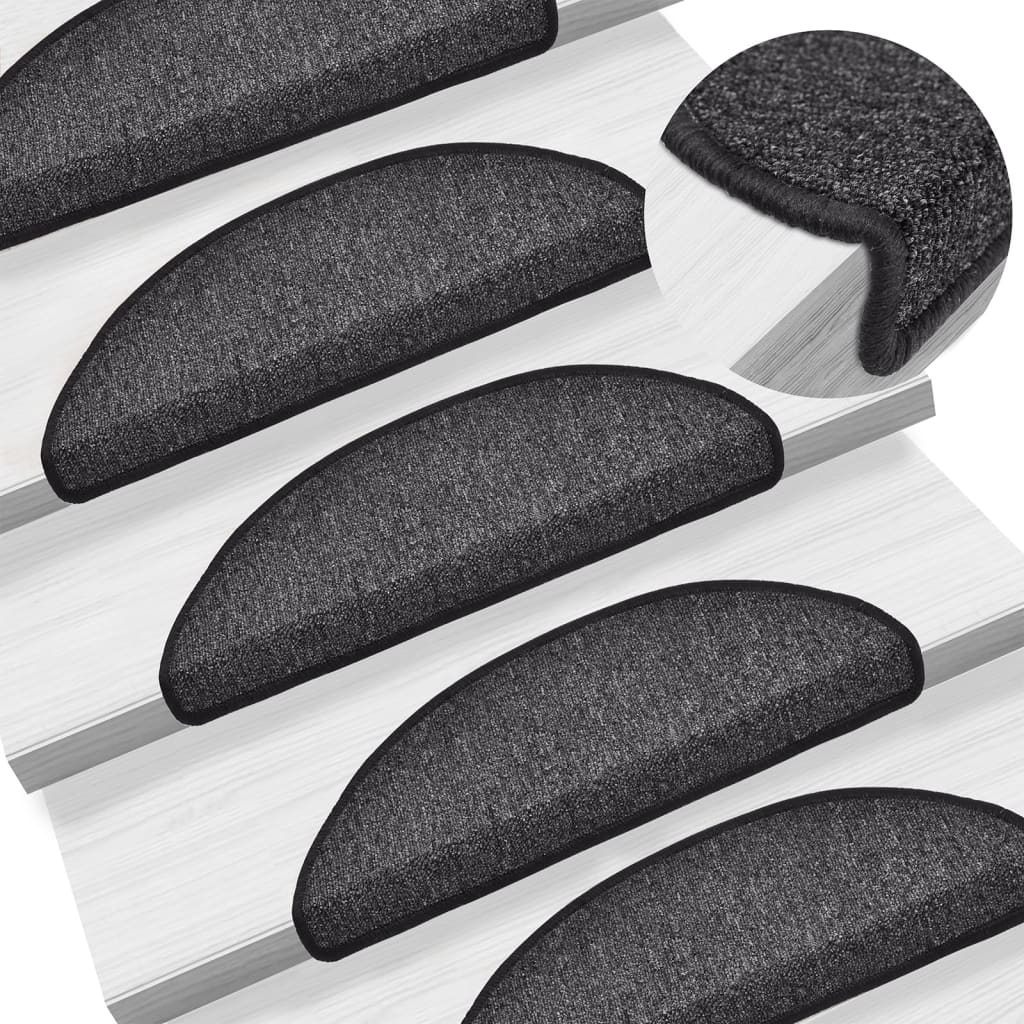 Vidaxl 15 stage de pédales 56x17x3 cm anthracite