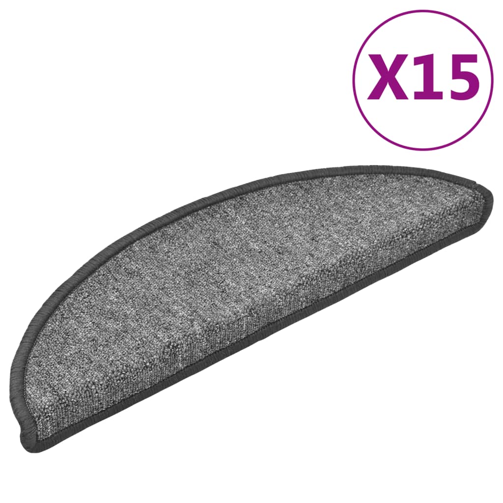 Vidaxl 15 stage de pédale 56x17x3 cm gris foncé