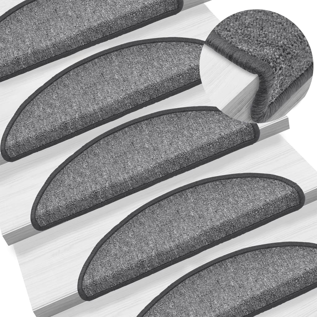 Vidaxl 15 stage de pédale 56x17x3 cm gris foncé