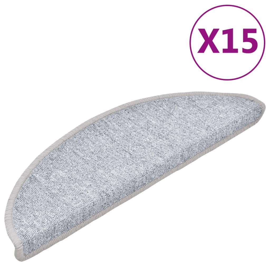 Vidaxl 15 stage de pédales 56x17x3 cm gris clair