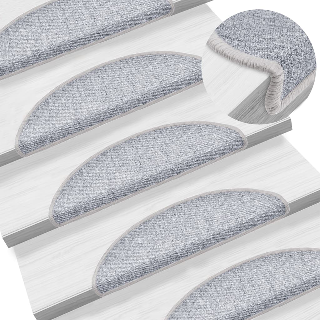 Vidaxl 15 stage de pédales 56x17x3 cm gris clair