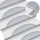 Vidaxl 15 stage de pédales 56x17x3 cm gris clair