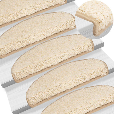 Mattes d'escalier Vidaxl 15 ST 65X21X4 CM CRAME -COLORED