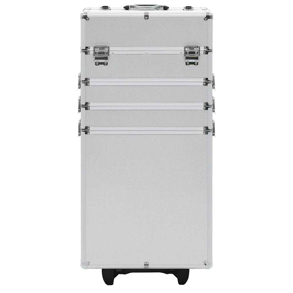 Vidaxl Maquillage chariot en aluminium argent couleur
