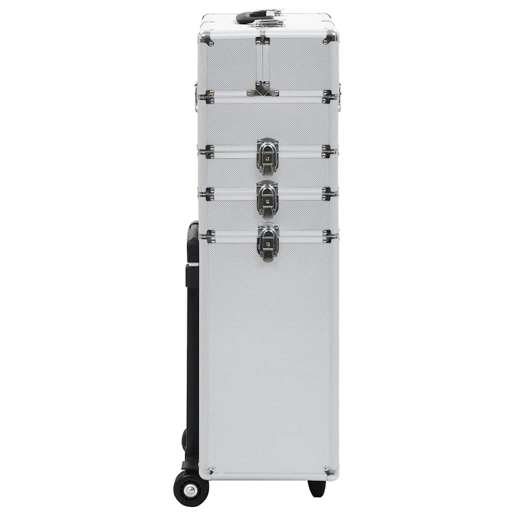Vidaxl Maquillage chariot en aluminium argent couleur
