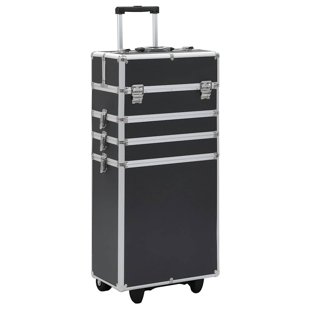 Vidaxl Maquillage chariot en aluminium noir