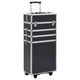 Vidaxl Maquillage chariot en aluminium noir