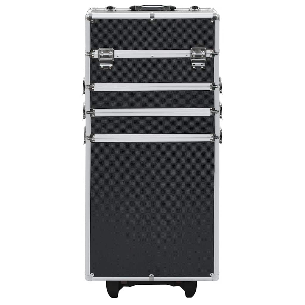 Vidaxl Maquillage chariot en aluminium noir