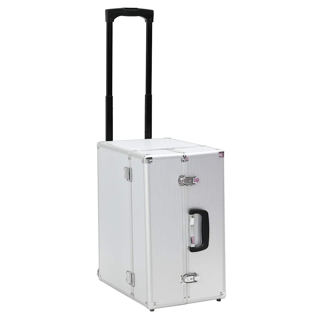Vidaxl pilotrolley 47x39x27 cm en aluminium argent couleur