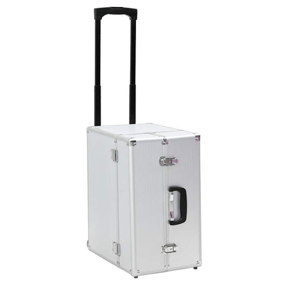Vidaxl pilotrolley 47x39x27 cm en aluminium argent couleur