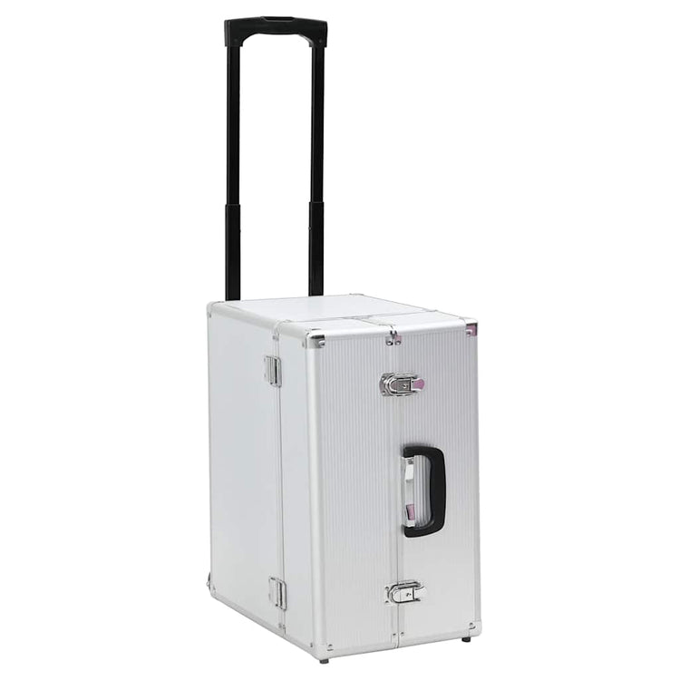 Vidaxl pilotrolley 47x39x27 cm en aluminium argent couleur