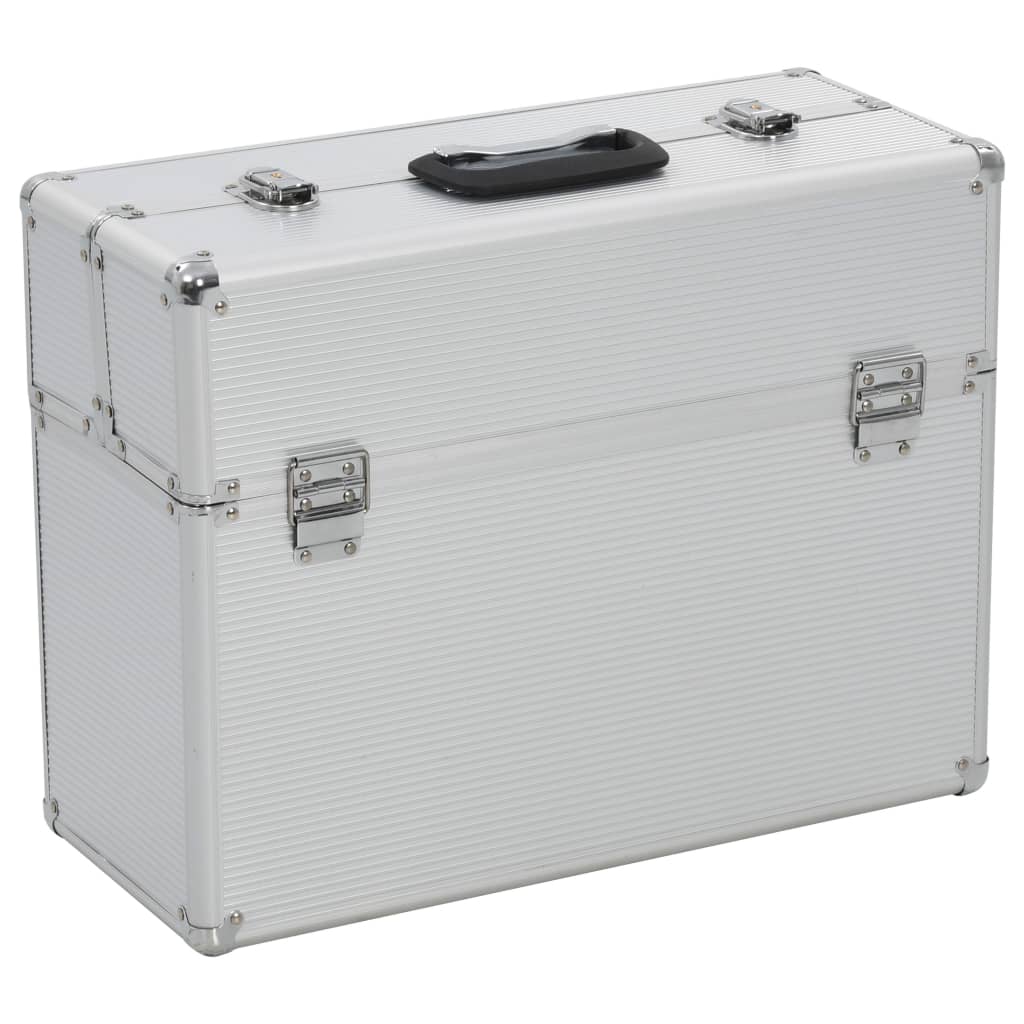 Vidaxl Tool Case 47x36x20 cm en aluminium argent couleur