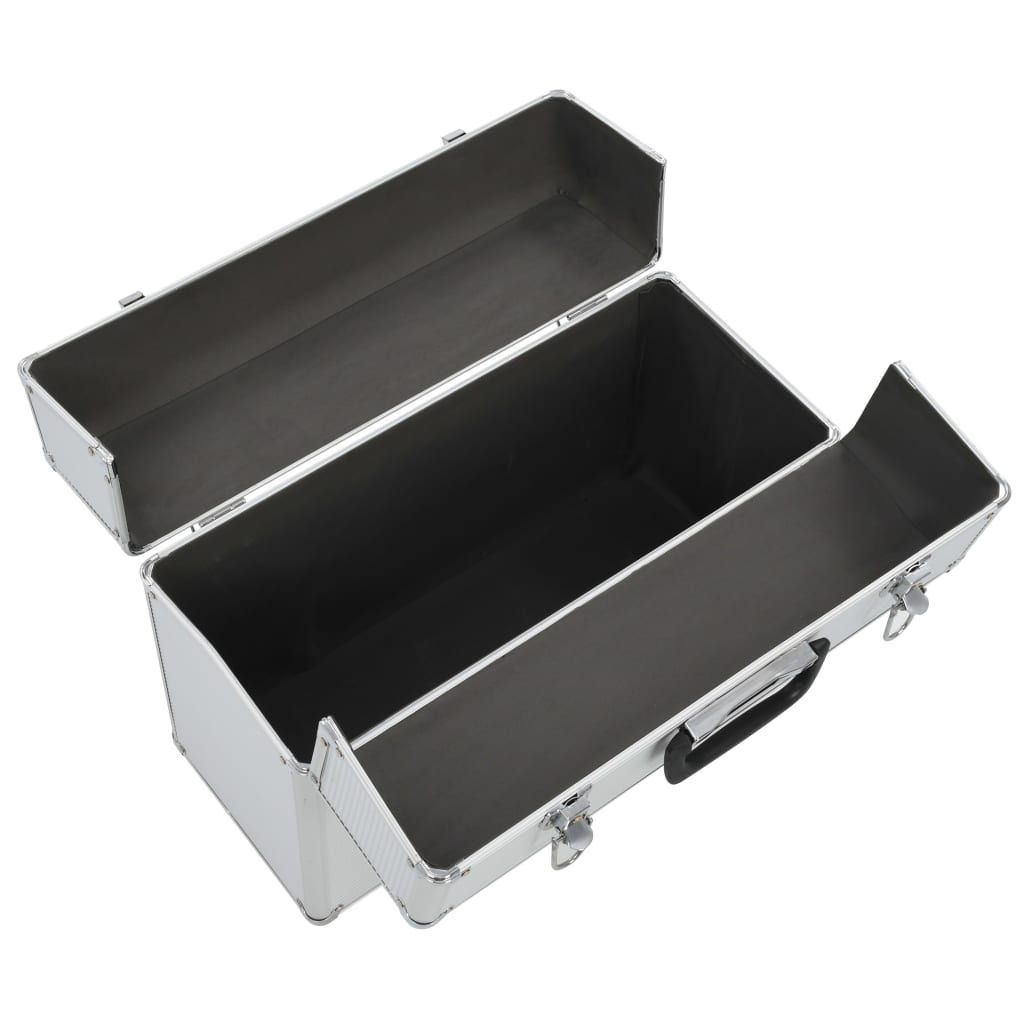 Vidaxl Tool Case 47x36x20 cm en aluminium argent couleur
