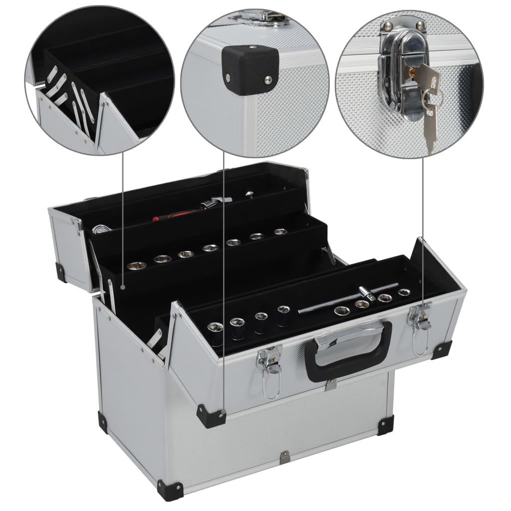 Case d'outil Vidaxl 38x22.5x34 cm