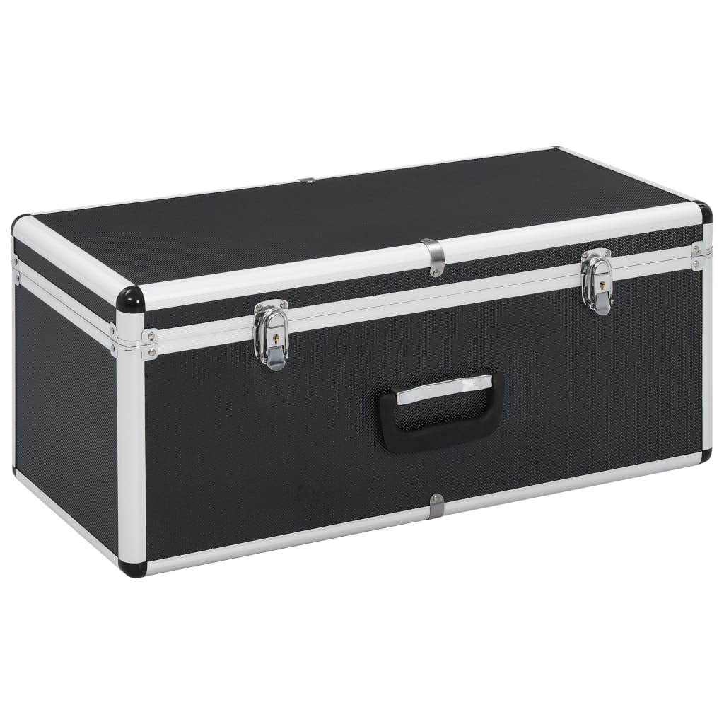 VIDAXL CONSEILS DE STOCKAGE 2 ST Aluminium noir