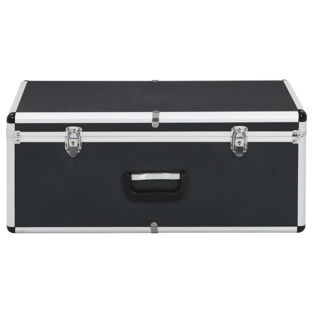 VIDAXL CONSEILS DE STOCKAGE 2 ST Aluminium noir