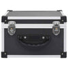 VIDAXL CD Suitcase pour 40 CDS Aluminium noir
