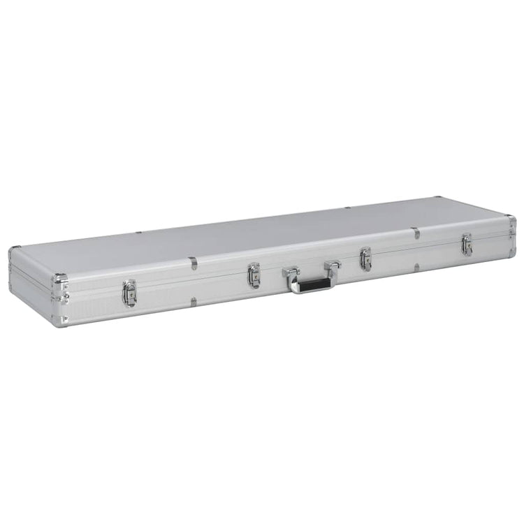 Vidaxl wapenKoffer 134x35x12 cm en aluminium argent couleur