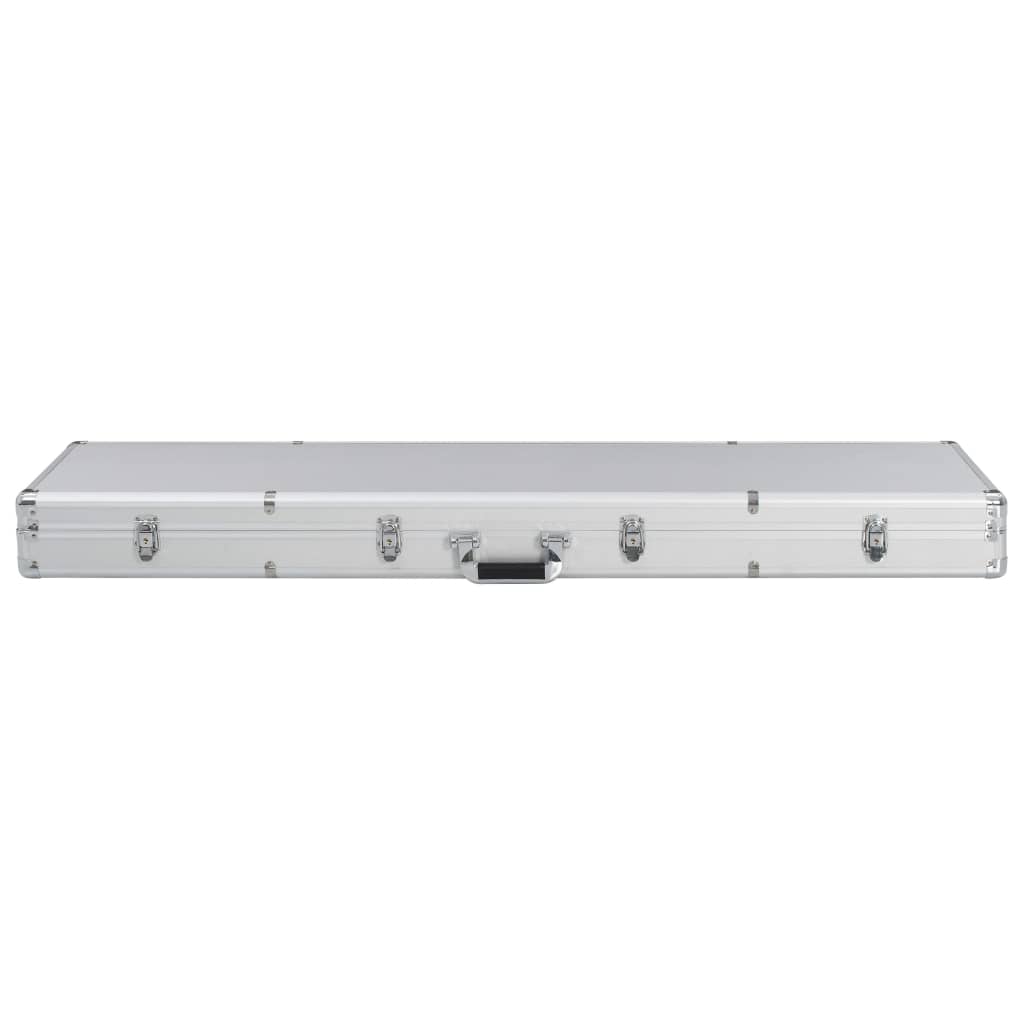 Vidaxl wapenKoffer 134x35x12 cm en aluminium argent couleur