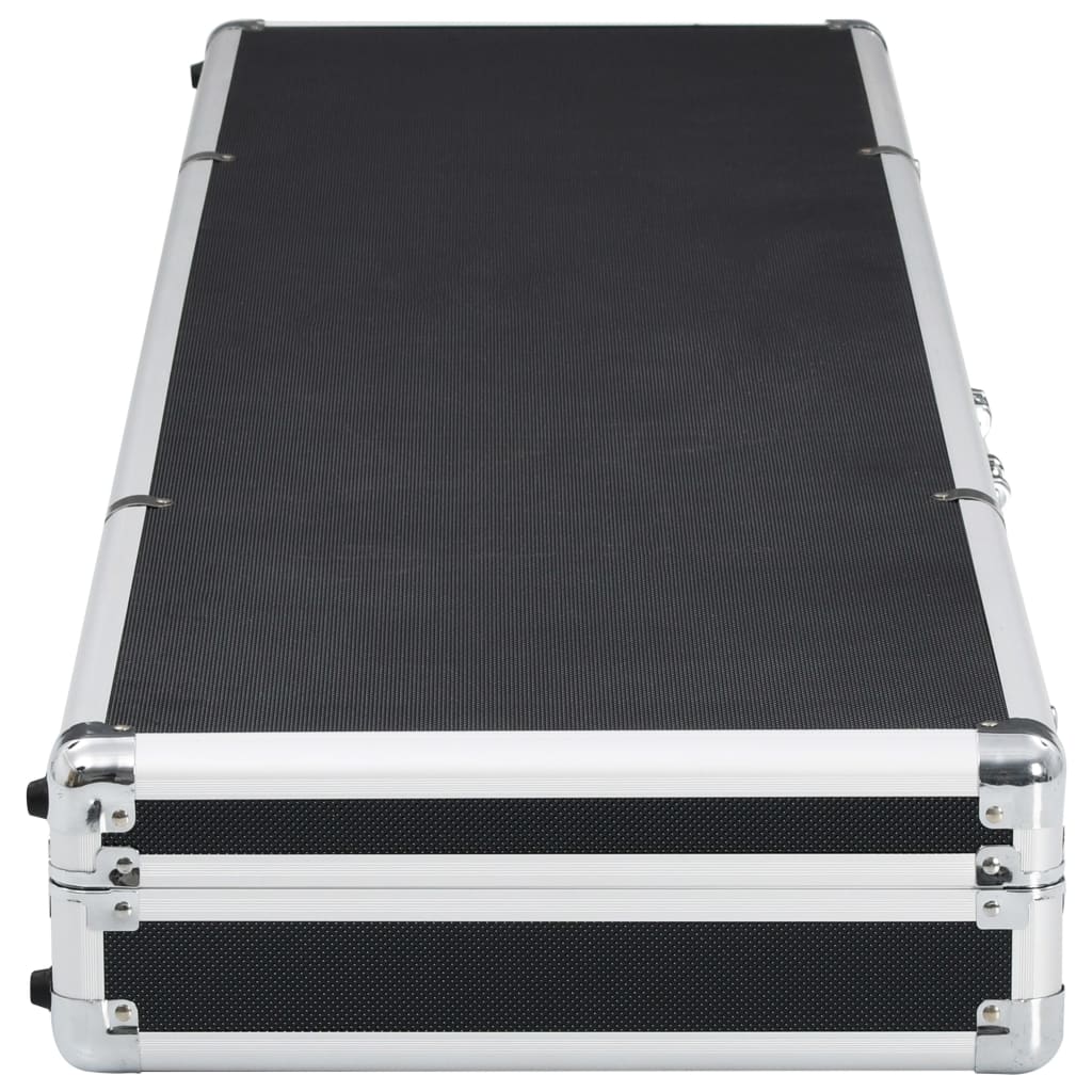 Vidaxl wapenkoffer 134x35x12 cm en aluminium noir