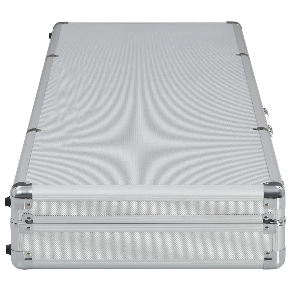 Vidaxl wapenKoffer 118x38x12 Couleurs en aluminium en aluminium