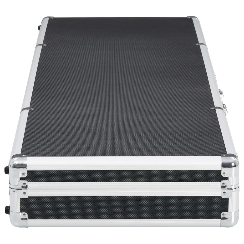 Vidaxl wapenkoffer 118x38x12 cm en aluminium noir