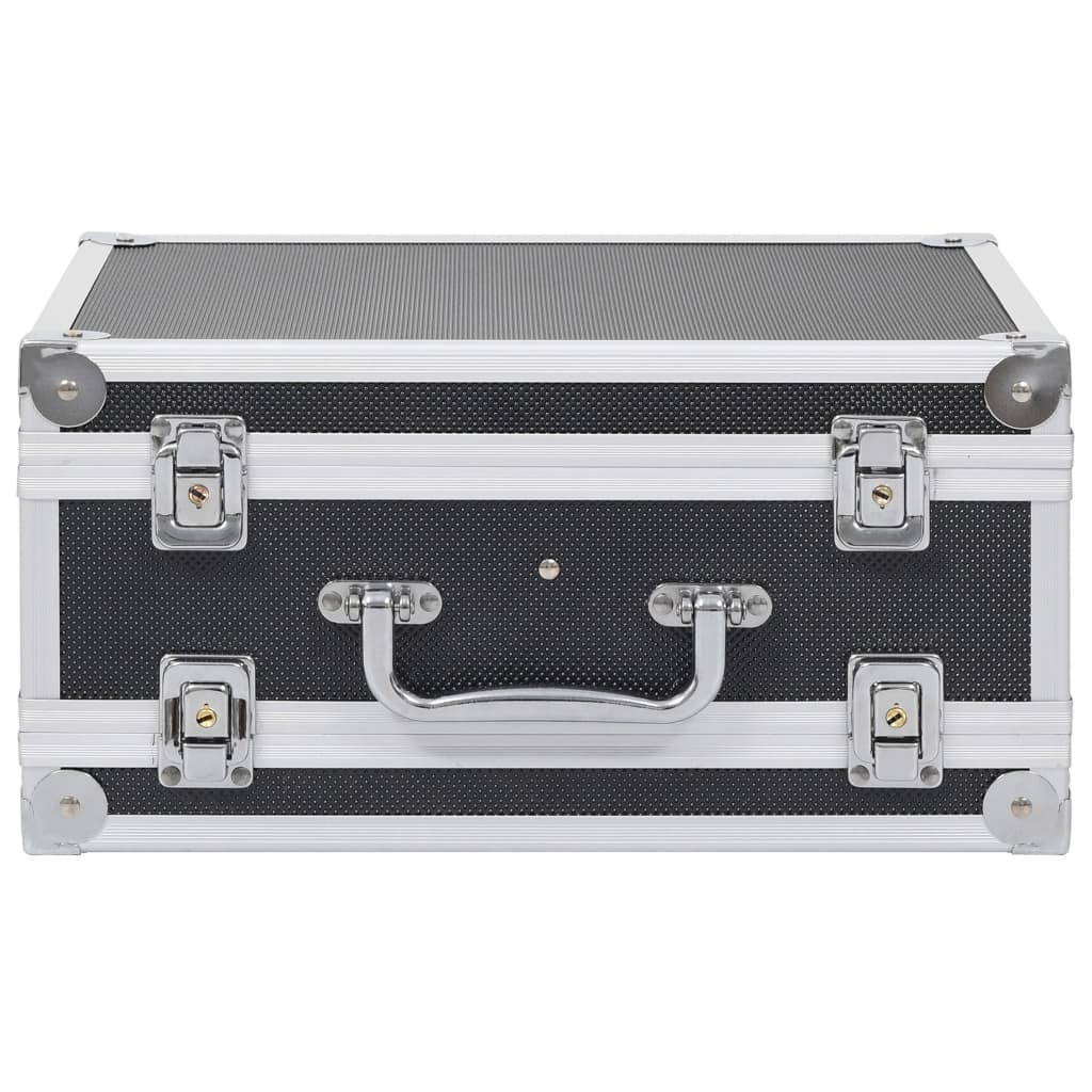 Vidaxl wapenkoffer aluminium noir