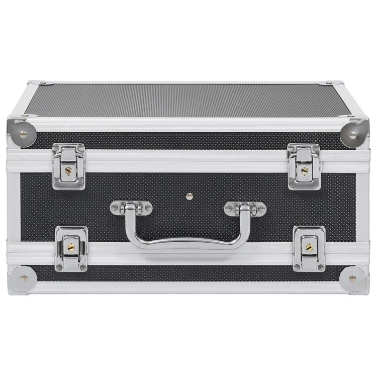 Vidaxl wapenkoffer aluminium noir