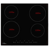 Vidaxl Ceramic Hob avec 4 zones de cuisson Contrôle tactile 6000 W - afbeelding 2