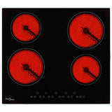 Vidaxl Ceramic Hob avec 4 zones de cuisson Contrôle tactile 6000 W - afbeelding 3