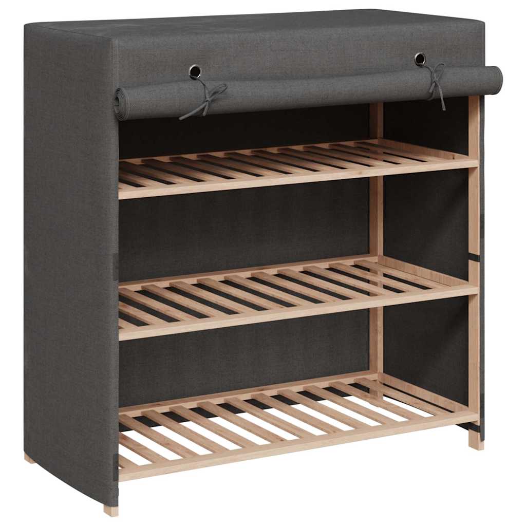 Armoire à chaussures Vidaxl avec couvercle 79x40x80 cm Gray
