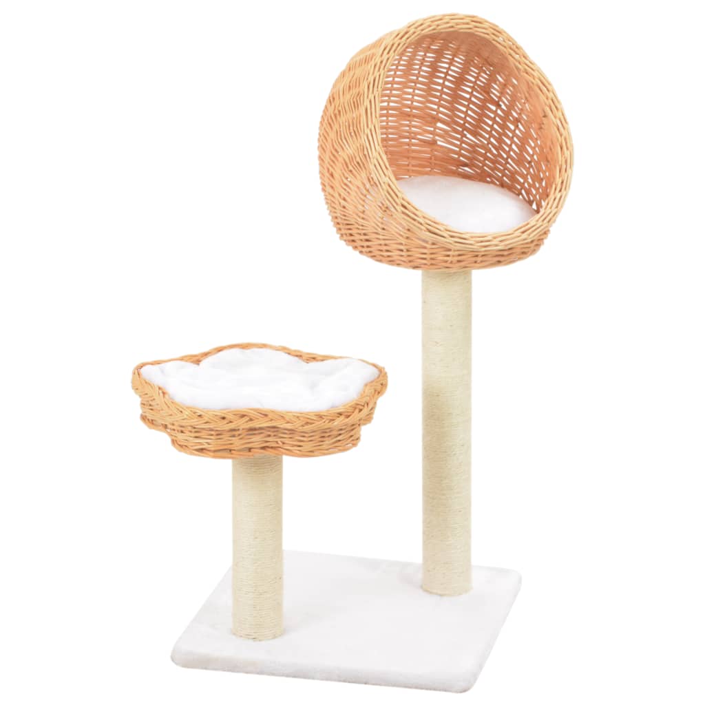 Vidaxl Cat Stracing Post avec sisal grattant bien sûr Willow Wood