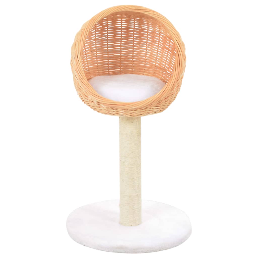 Vidaxl Cat Stracing Post avec sisal grattant bien sûr Willow Wood