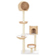 Vidaxl Cat Scratching Post avec sisal grattant une pile d'herbes marines