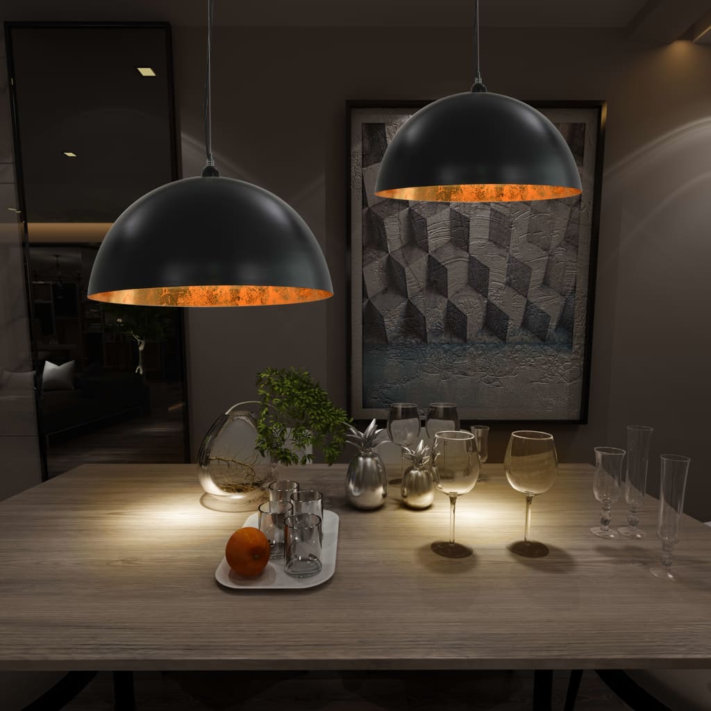 Lampes de plafond Vidaxl 2 PC