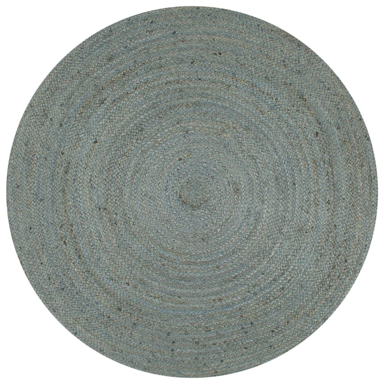 Vidaxl tapis fait à la main vers 90 cm de jute d'olive vert
