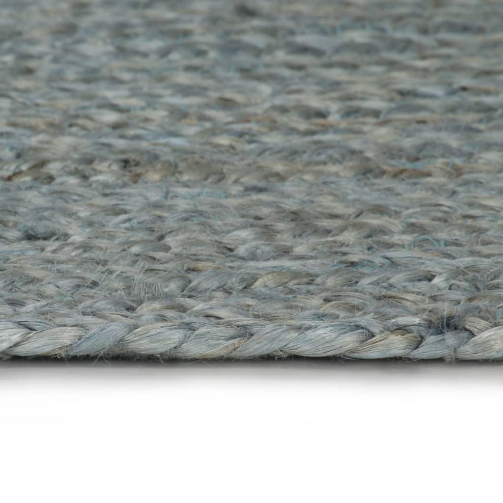 Vidaxl tapis fait à la main vers 90 cm de jute d'olive vert
